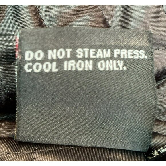 Wilsons Leather Moto Full Zip Leather Jacket Womens Medium Black With Quilted Th - Picture 16 of 16